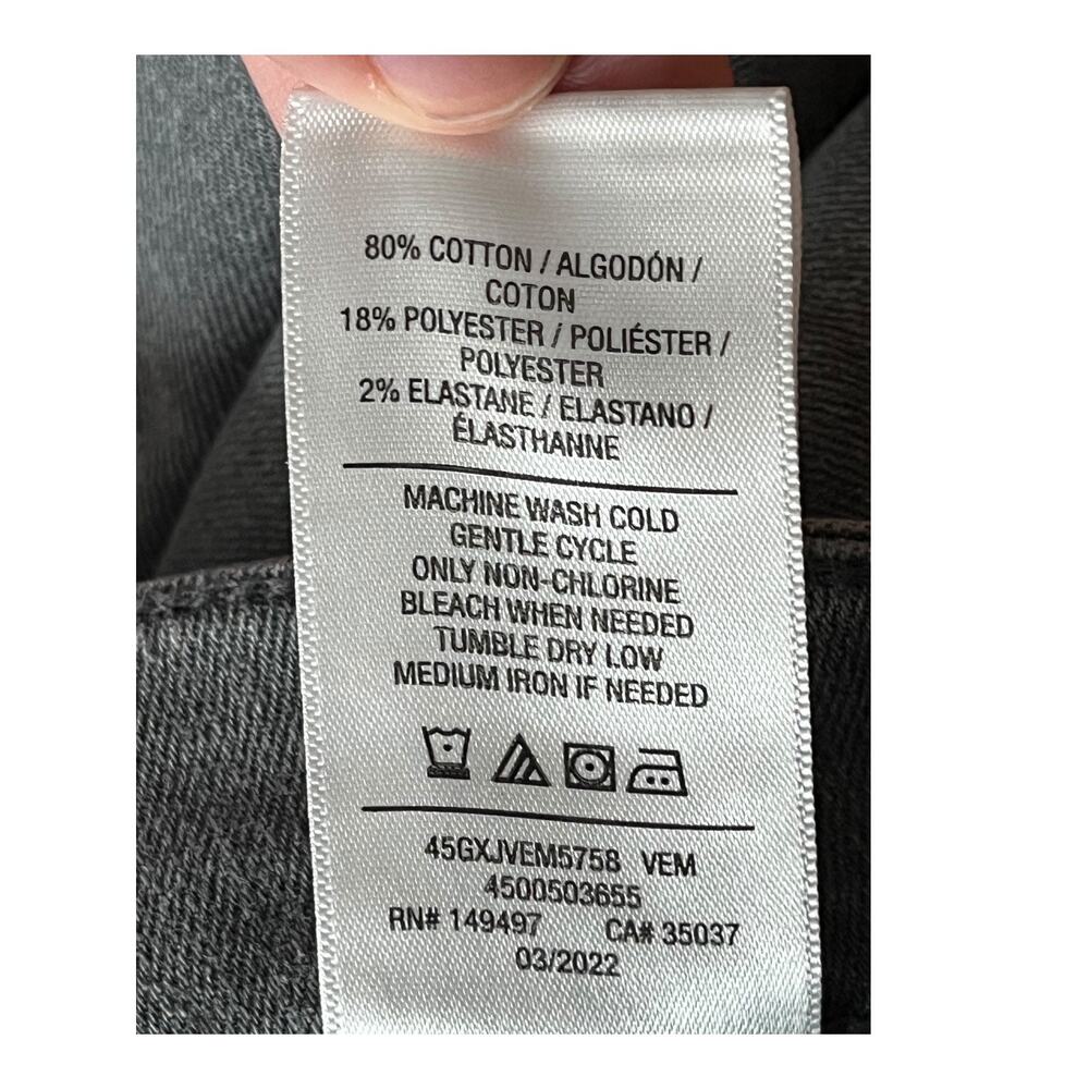 Joe's jeans curvy skinny ankle denim gray size 25 - Picture 6 of 6